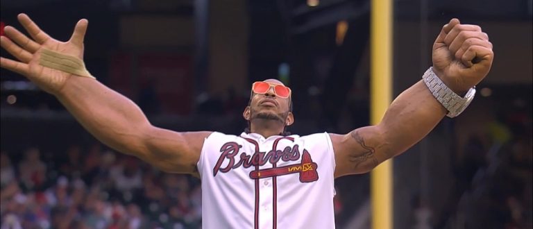 Ludacris Put On His Giant ‘Get Back’ Arms And Threw The First Pitch At A Braves Game