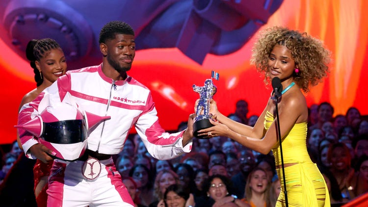 Tyla Hilariously Asks Lil Nas X To Hold Her VMAs Award: “I’m Not Strong Enough”