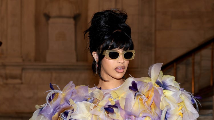 Cardi B Hits Paris Fashion Week Just Weeks After Welcoming Her New Baby