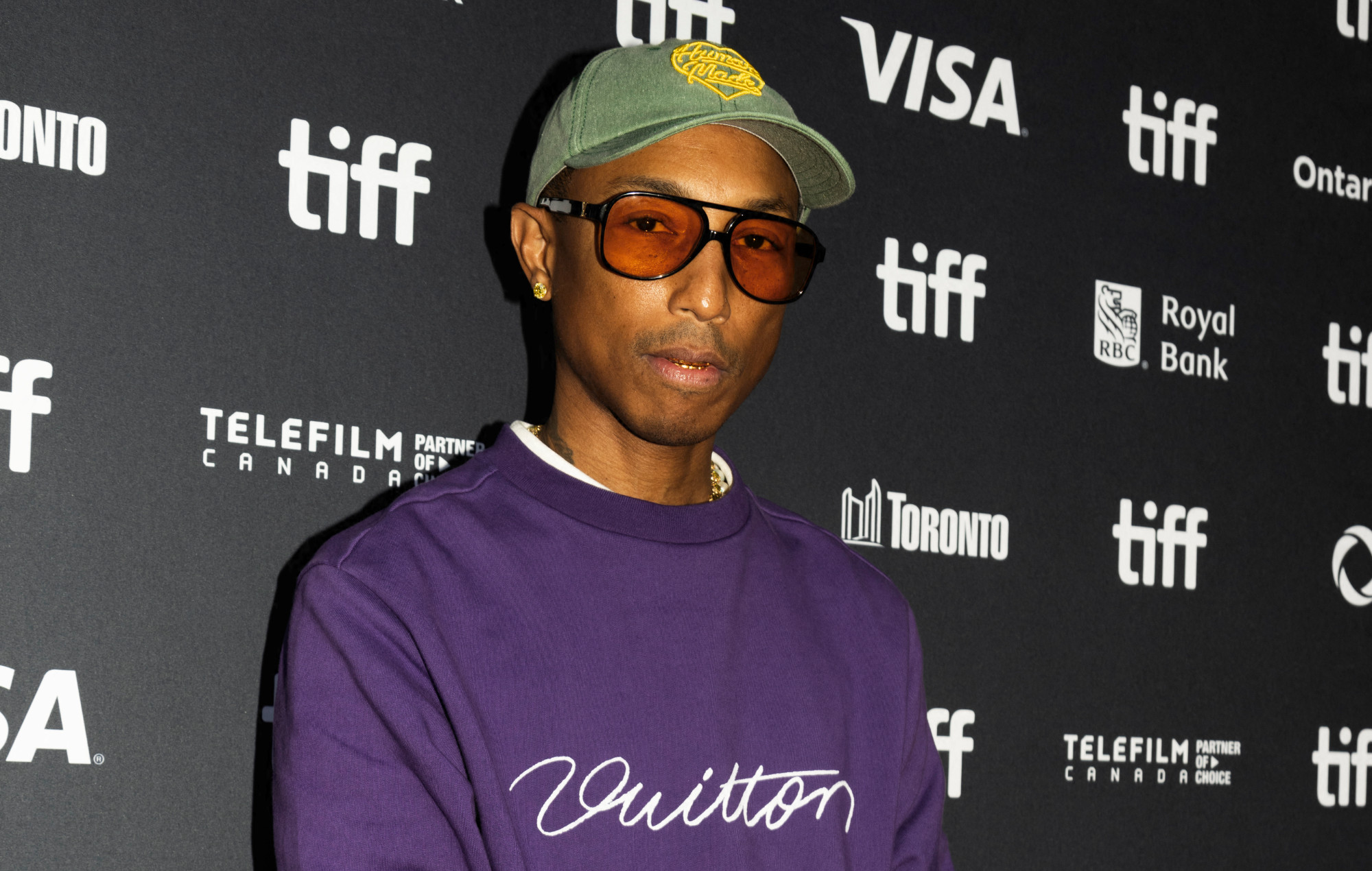 Pharrell Williams reacts to PETA protest during Toronto screening of ‘Piece By Piece’ biopic