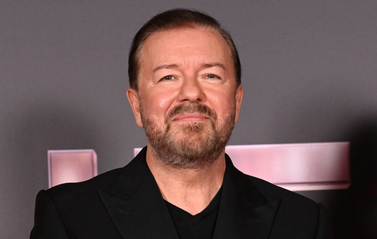 Ricky Gervais: man accused of Nazi salute outside Jewish museum claims he was copying comedian