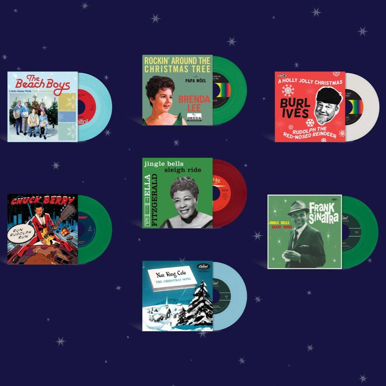 UMe Releases Christmas Classics From The Beach Boys, Ella Fitzgerald, And More On Collectible 7” Vinyl