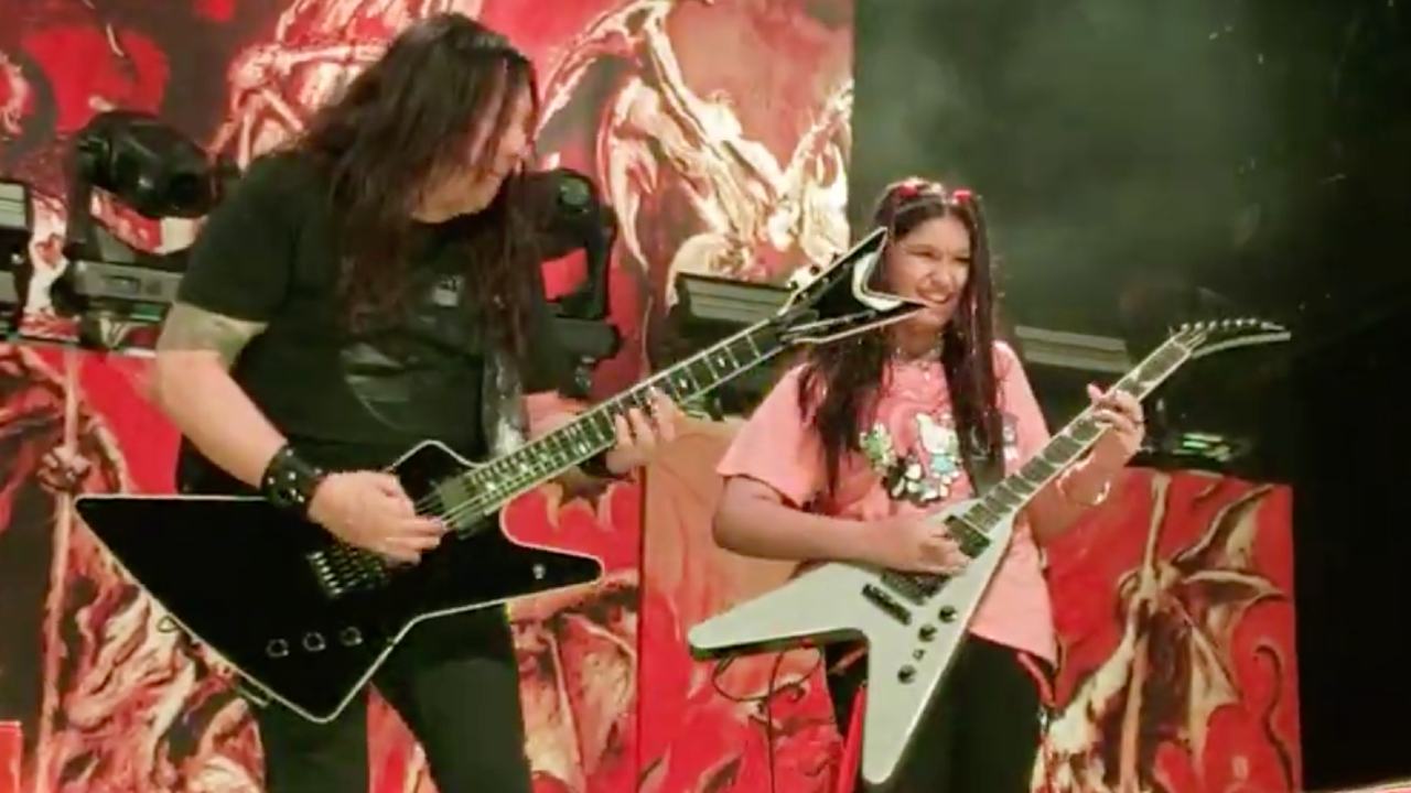 Watch thrash legends Testament perform live with 11-year-old on guitar