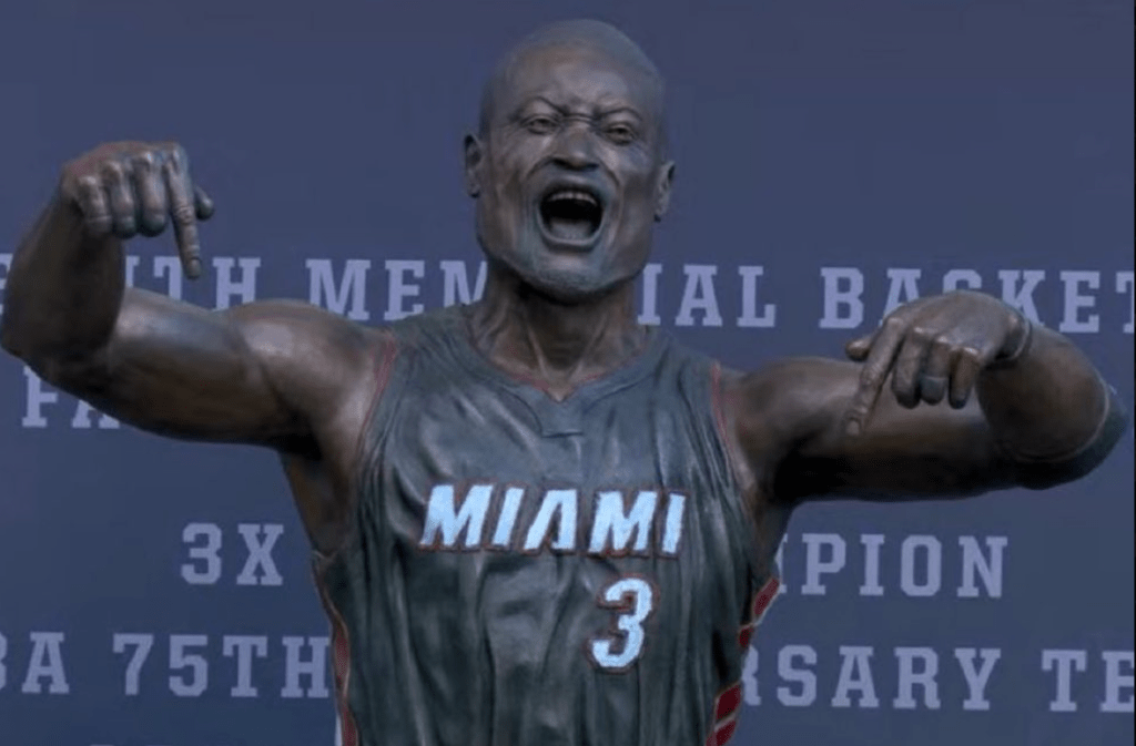 Dwyane Wade’s New Statue Looks Nothing Like The Former NBA Superstar, X Users React