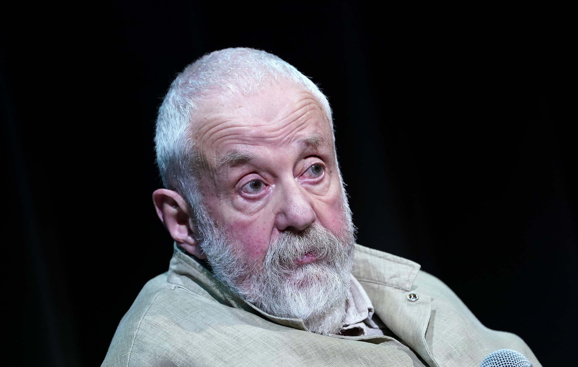 Mike Leigh “can’t get upstairs easily” but not thinking about retirement at 81