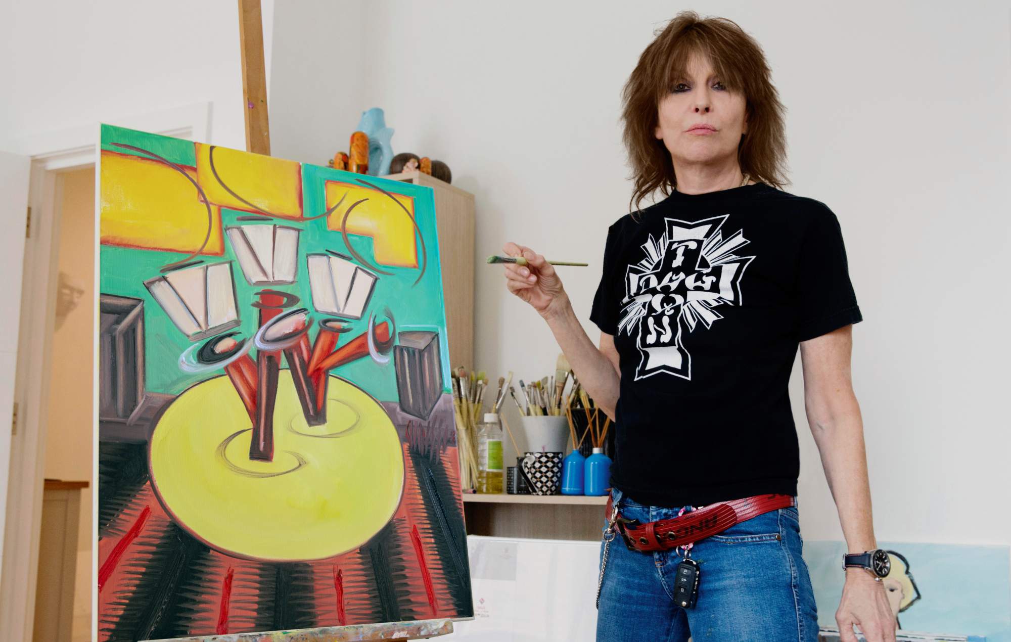 Chrissie Hynde announces London art show ‘Hynde Sight – Recent Paintings’