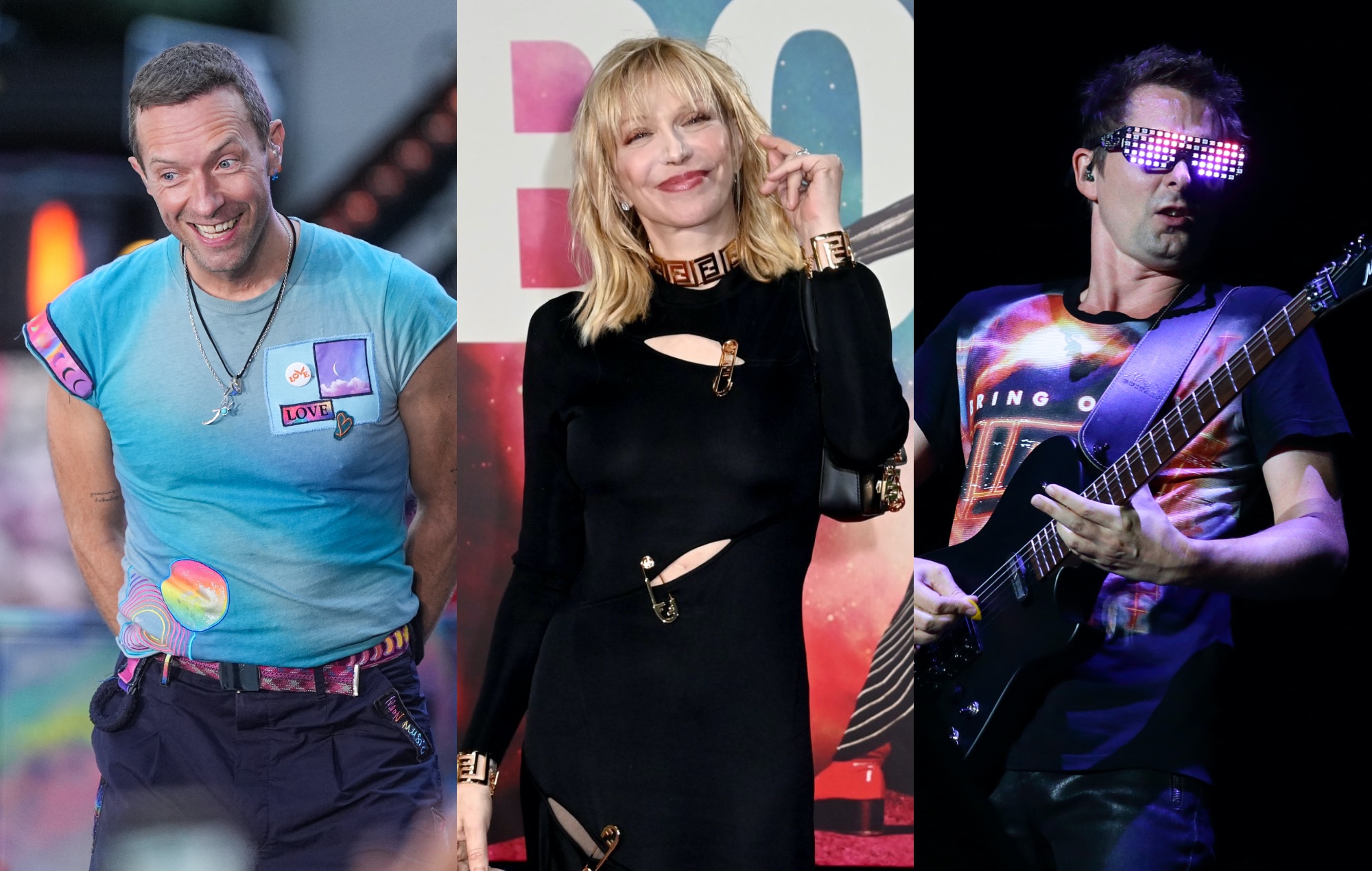 Courtney Love had to “fake her way through a three-hour conversation on Muse” with Chris Martin