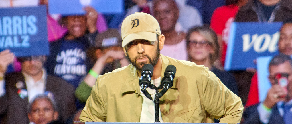 Eminem Delivered A Surprise Endorsement Speech Of Kamala Harris During Her Recent Rally In Detroit