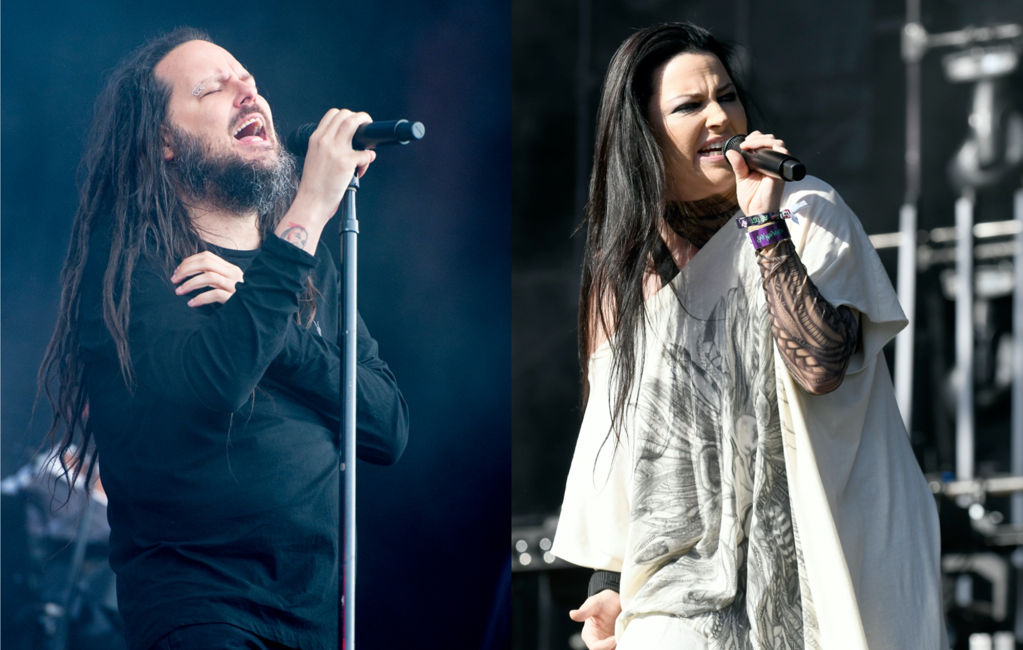 Watch Evanescence’s Amy Lee join Korn for ‘Freak On A Leash’ at 30th anniversary gig