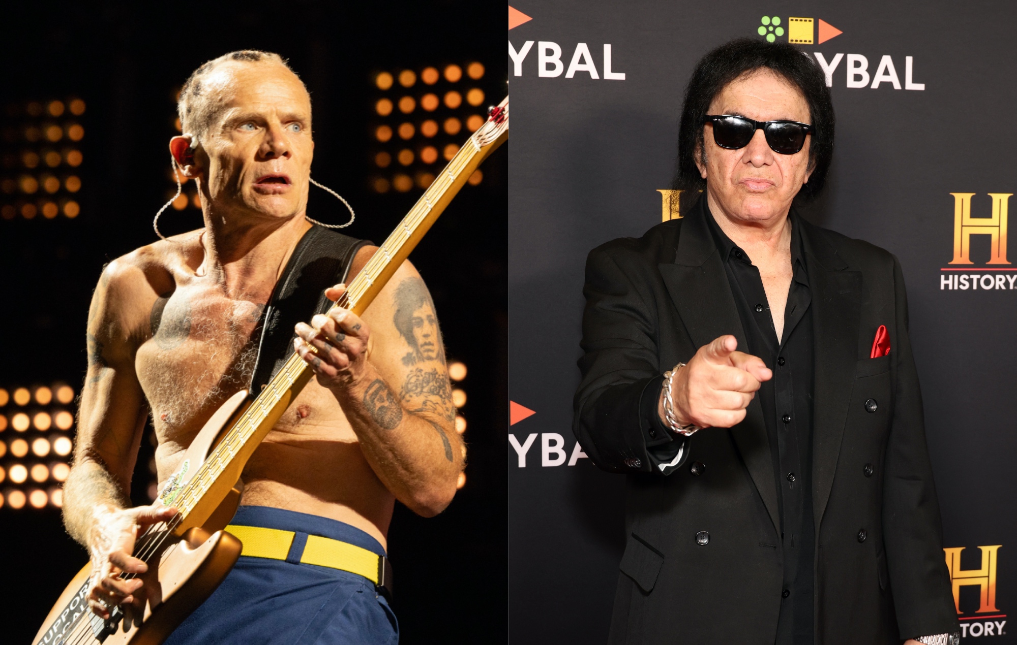 KISS’ Gene Simmons “can’t remember anything Flea plays” and “does not like the sound of a bass being slapped”