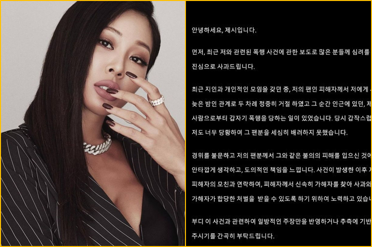 Jessi Apologizes for the Fan Assault Incident