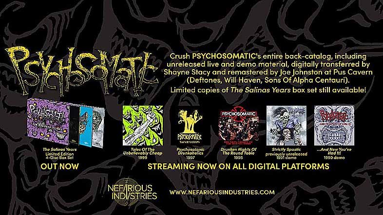 Psychosomatic Release Entire Back Catalog Digitally Through Nefarious Industries