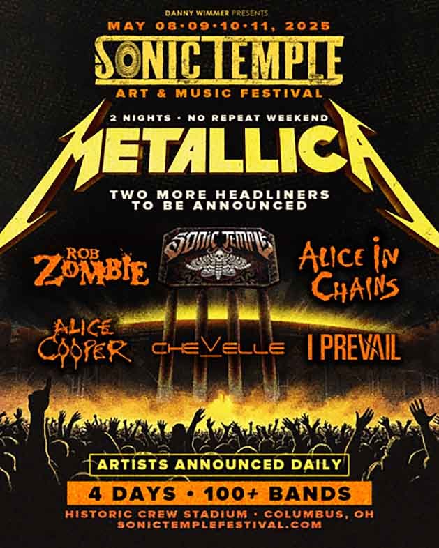 Sonic Temple Art & Music Festival Update