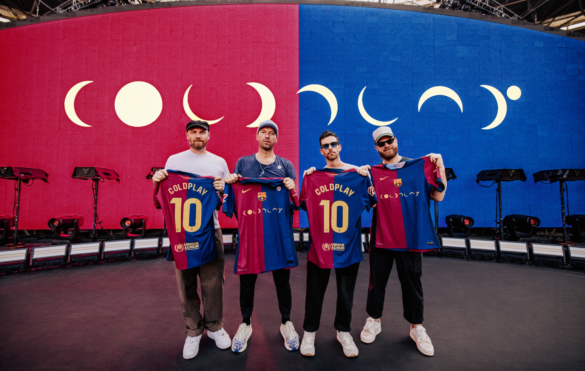 Coldplay and Spotify team up to launch new FC Barcelona shirt design