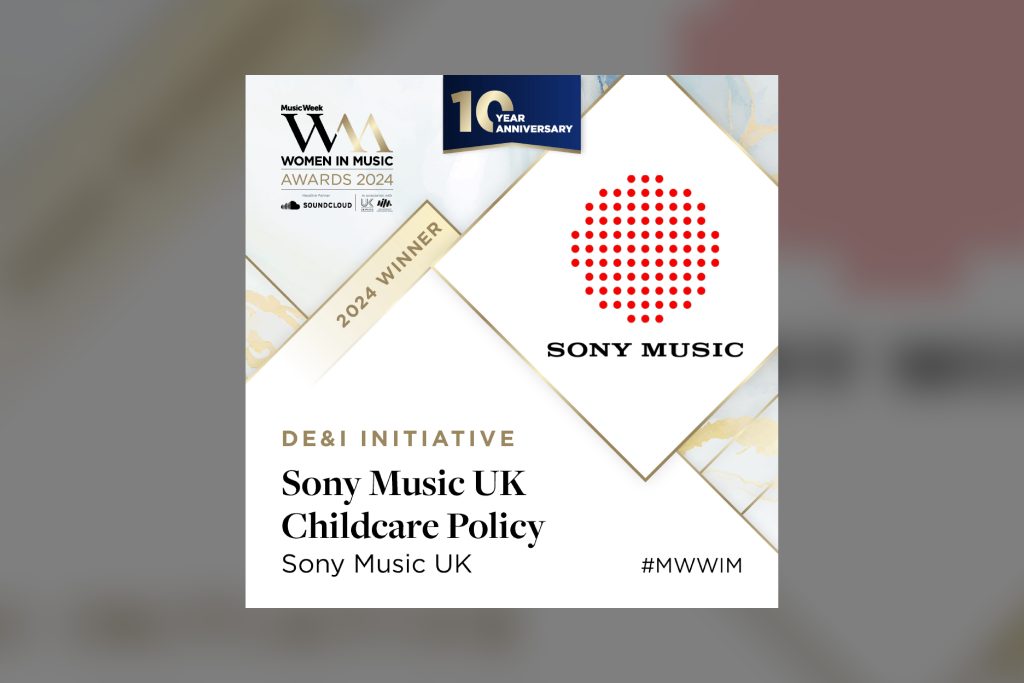 Sony Music UK’s Childcare Policy Wins at Music Week’s Women in Music Awards