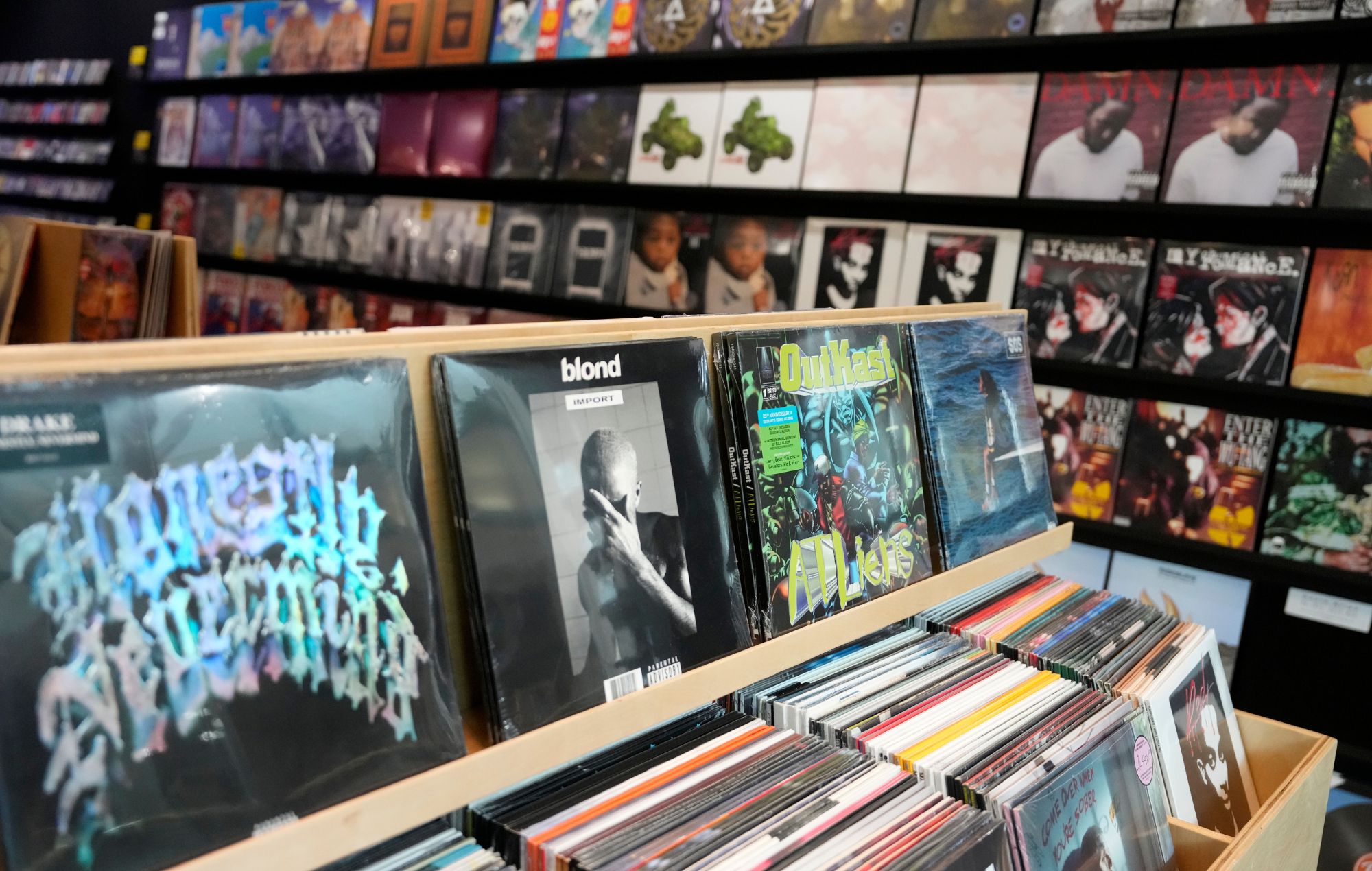 Vinyl sales have dropped 33 per cent in 2024 in the US 