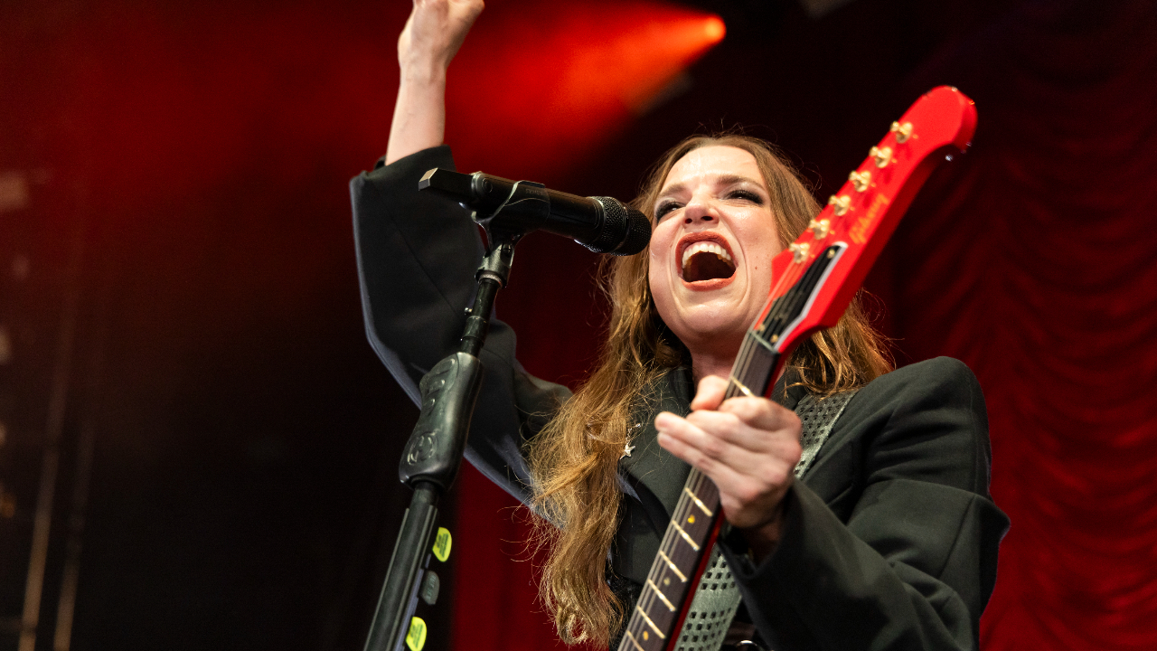 “I just turned 41 and I still don’t know what the hell I’m doing.” It’s Lzzy Hale’s birthday, but Halestorm’s riotous Aftershock set is a present for all