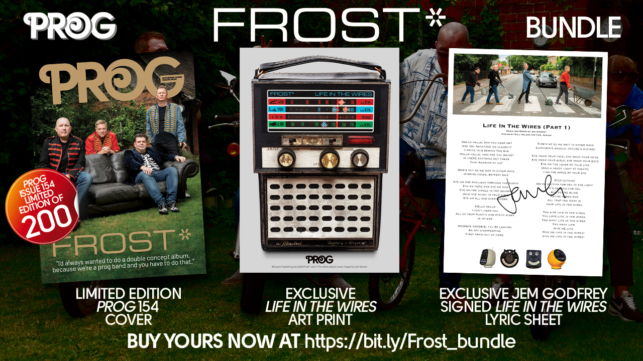 Order your limited edition Frost* x Prog bundle – featuring a signed lyric sheet and art print!