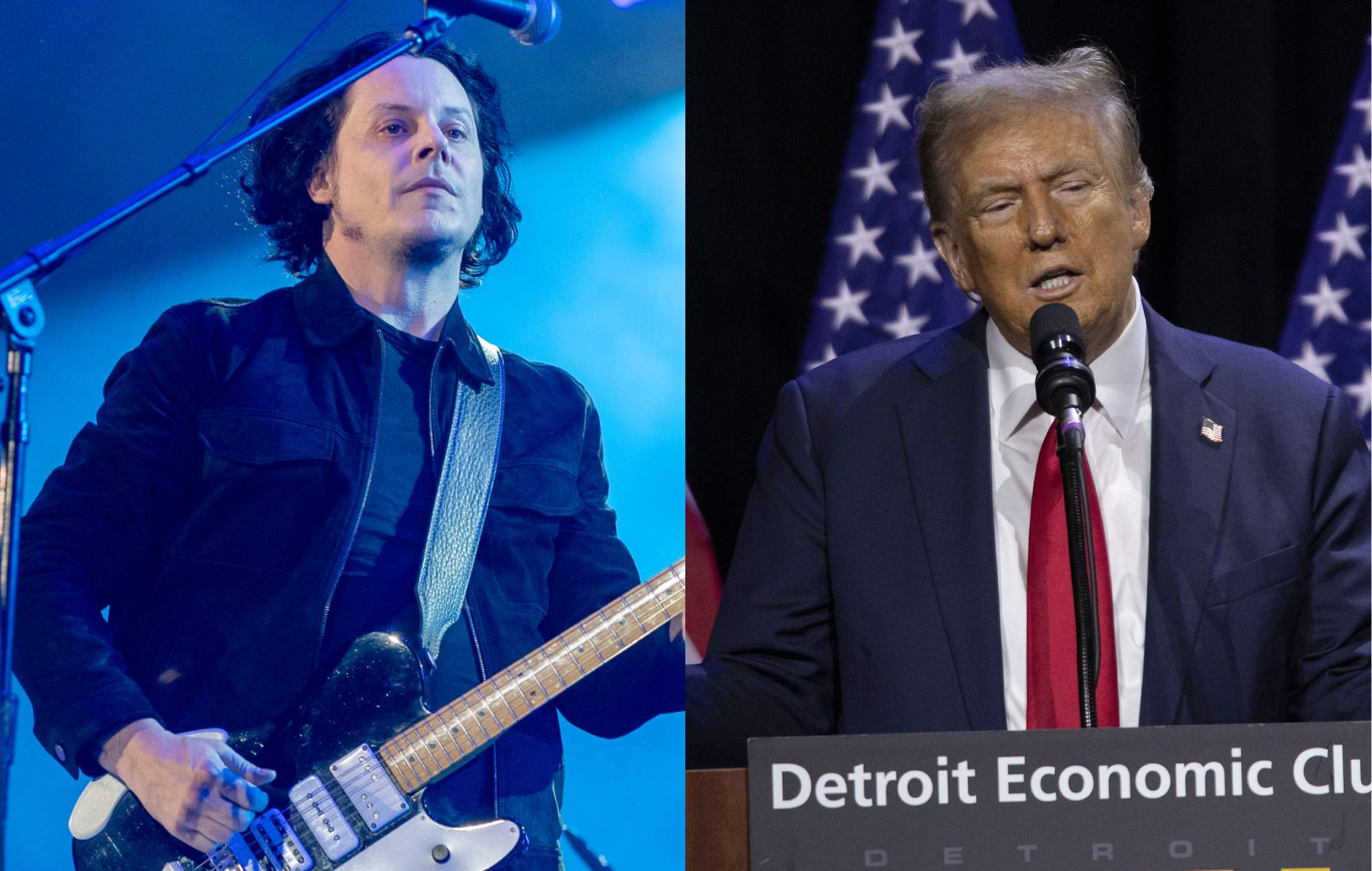 Jack White to “fascist” Donald Trump: “You’re gonna lose Michigan BIGLY – you wanna-be dictator orange clown”