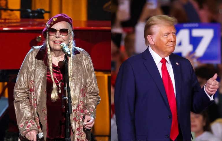 Joni Mitchell shares her thoughts on the US elections: “Fuck Donald Trump”