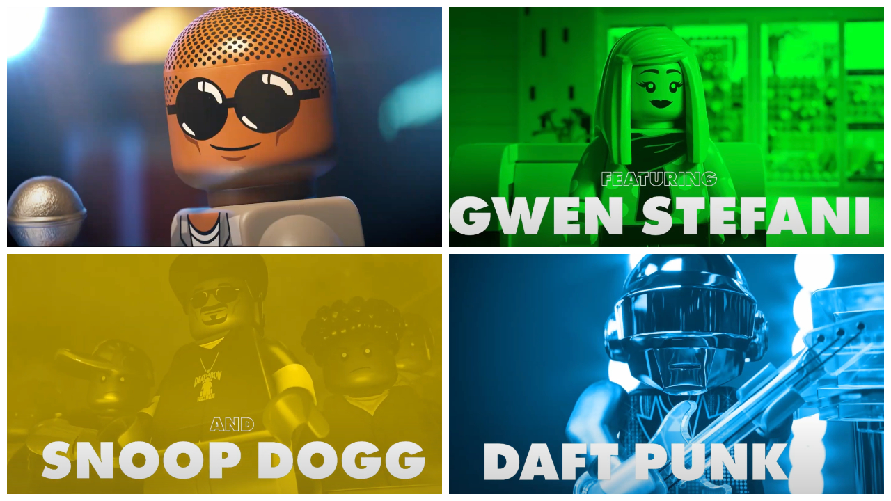 See Gwen Stefani, Snoop Dogg, Daft Punk and more in the trailer for Pharrell Williams’ Lego biopic Piece by Piece