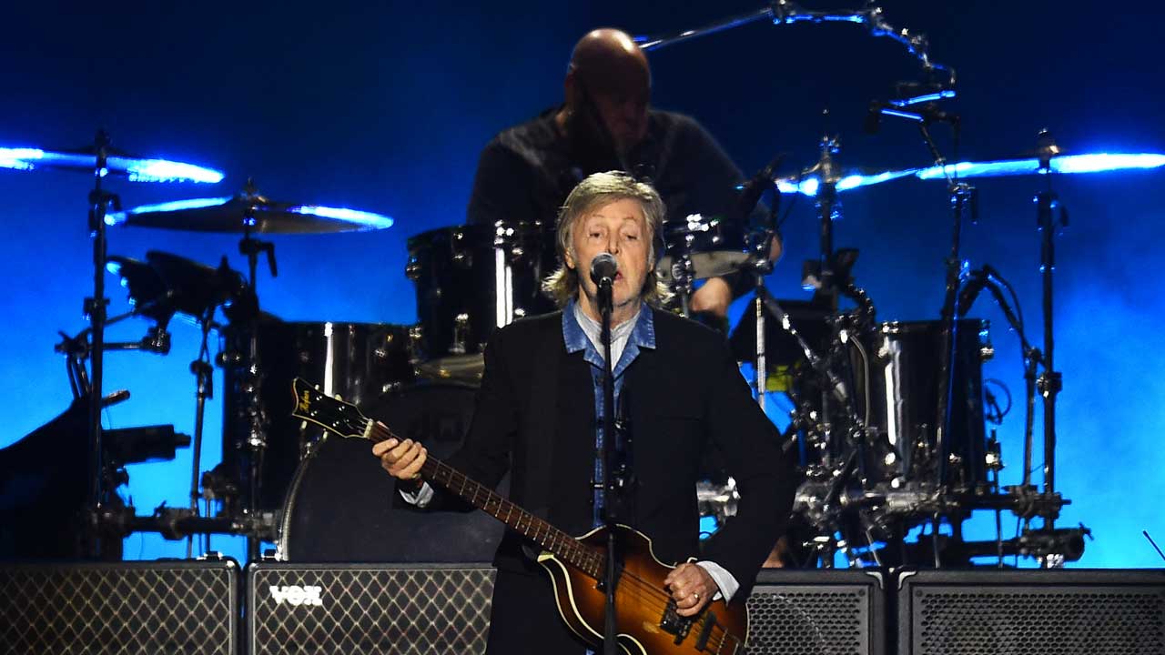 Watch Paul McCartney play ‘new’ Beatles song Now And Then for the first time during marathon hit-stuffed set in Uruguay