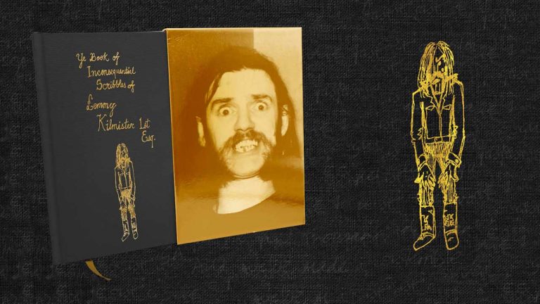 Motörhead fans! Ye Book Of Inconsequential Scribbles, an official book of Lemmy’s doodles, is on sale now