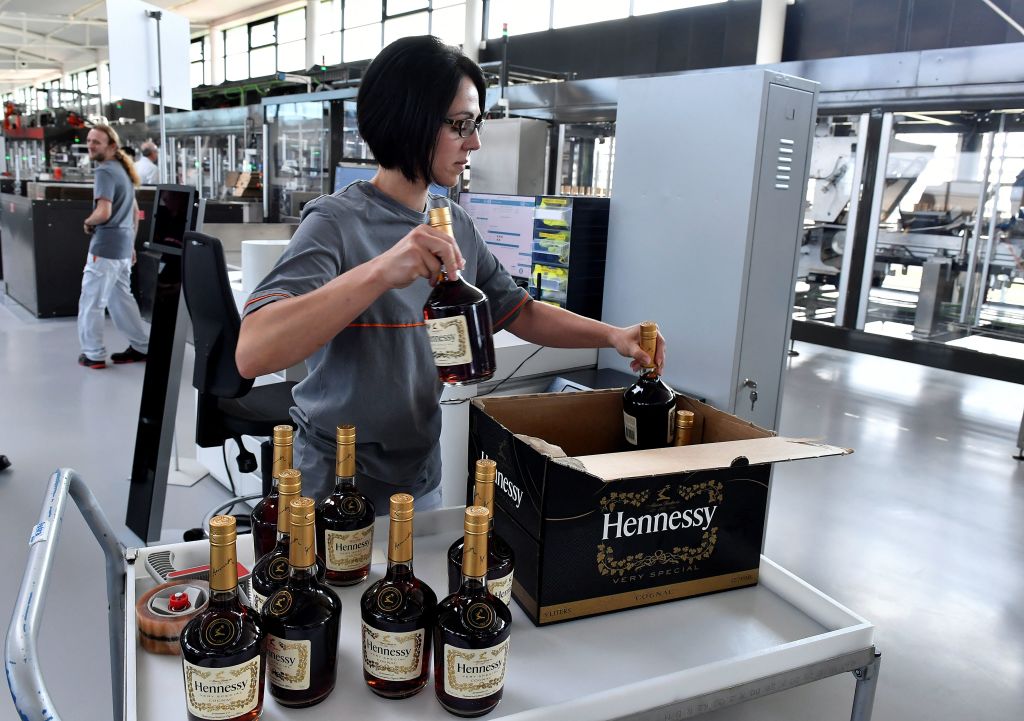 Hennessy Workers In France Strike Over Bottling Brandy In China Plans