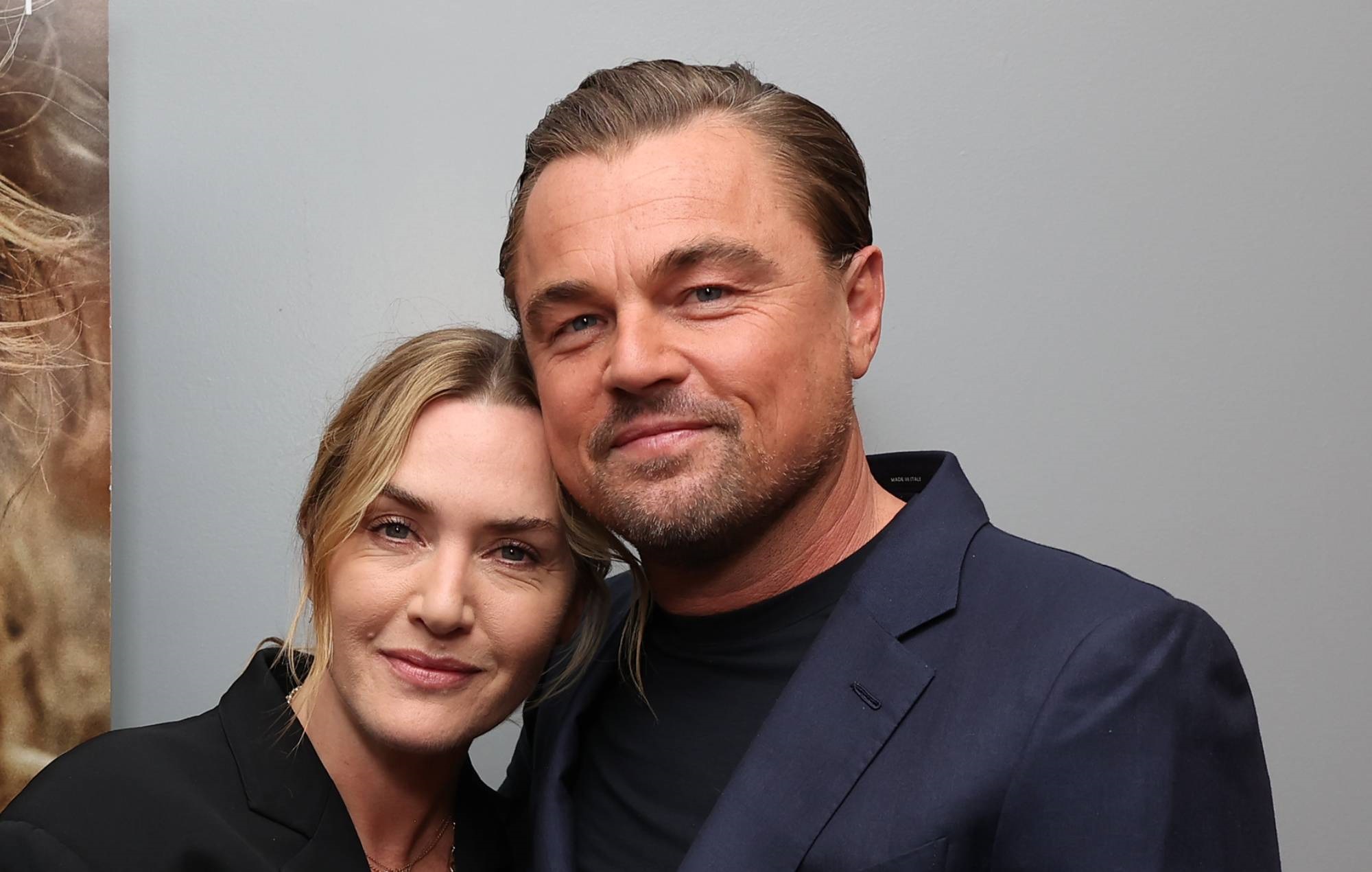 Kate Winslet close to tears as Leonardo DiCaprio introduces her at screening: “The one and only”