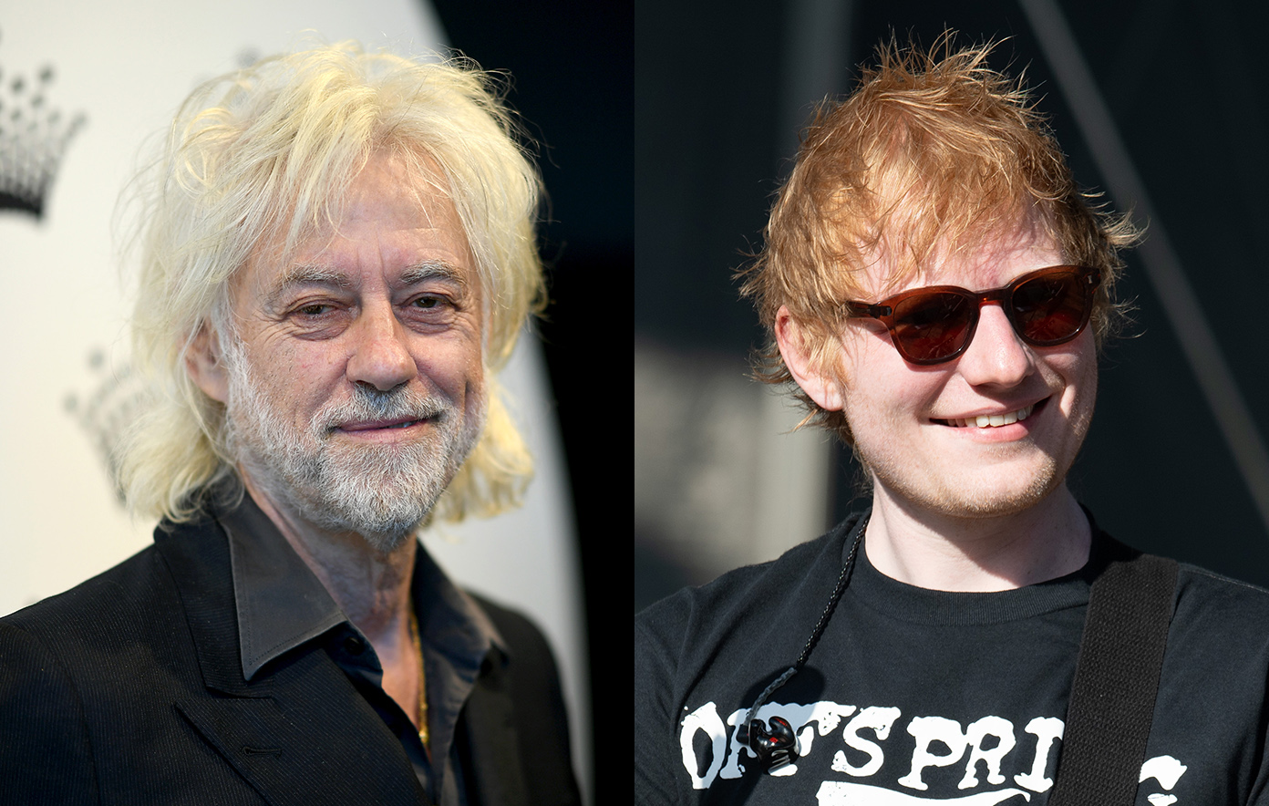 Bob Geldof has “put a call in” to Ed Sheeran over Band Aid single controversy: “They’ll work it out”