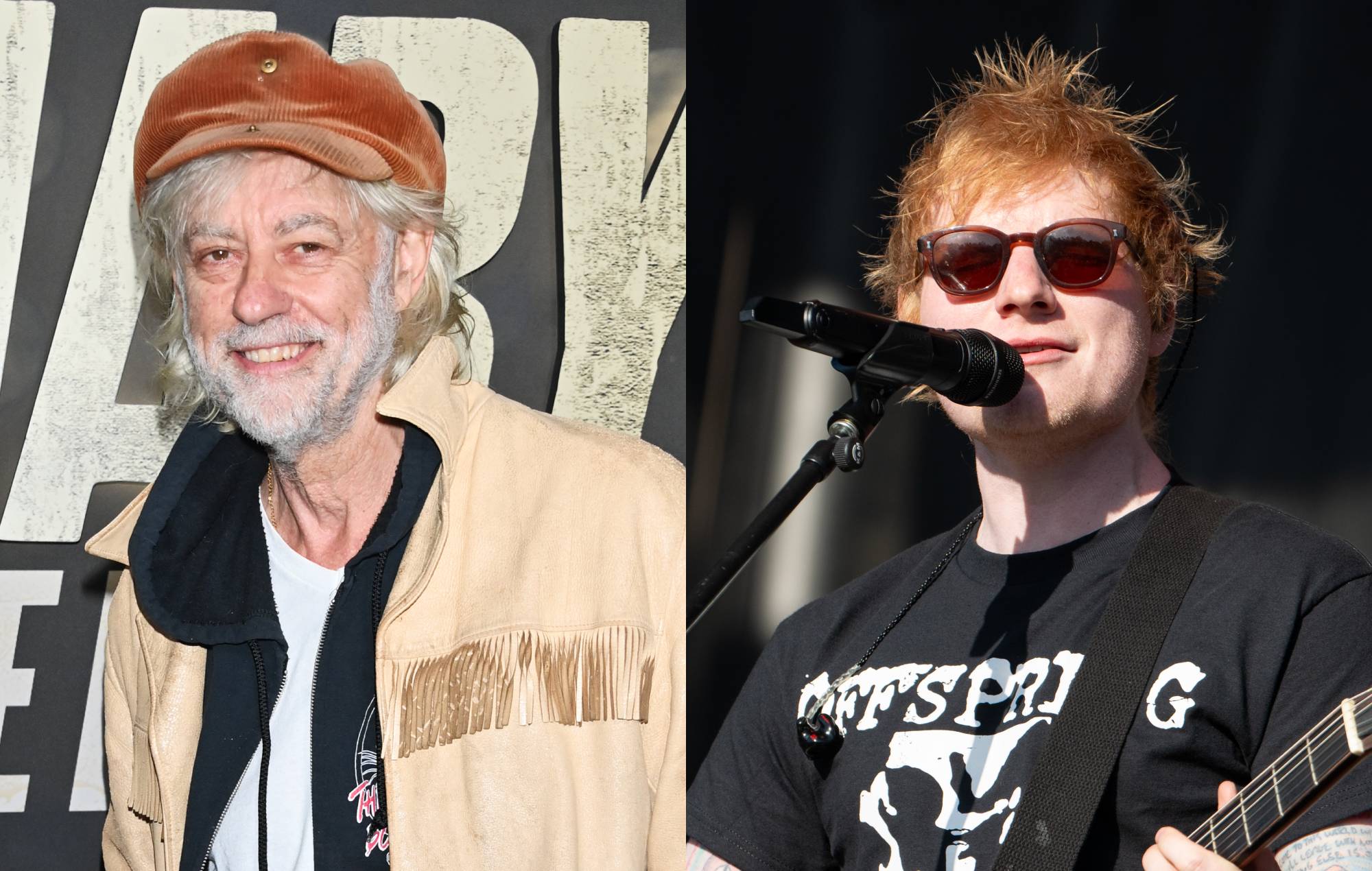 Bob Geldof responds to Ed Sheeran’s Band Aid comments: “This little pop song has kept millions of people alive”