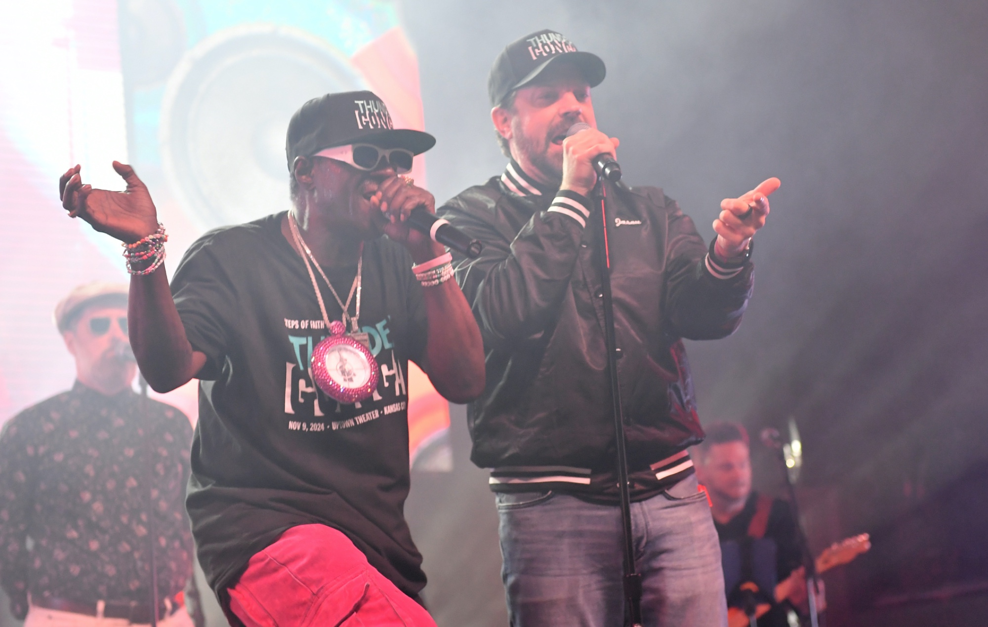 Watch Jason Sudeikis and Flavor Flav perform Public Enemy’s ‘Bring The Noise’