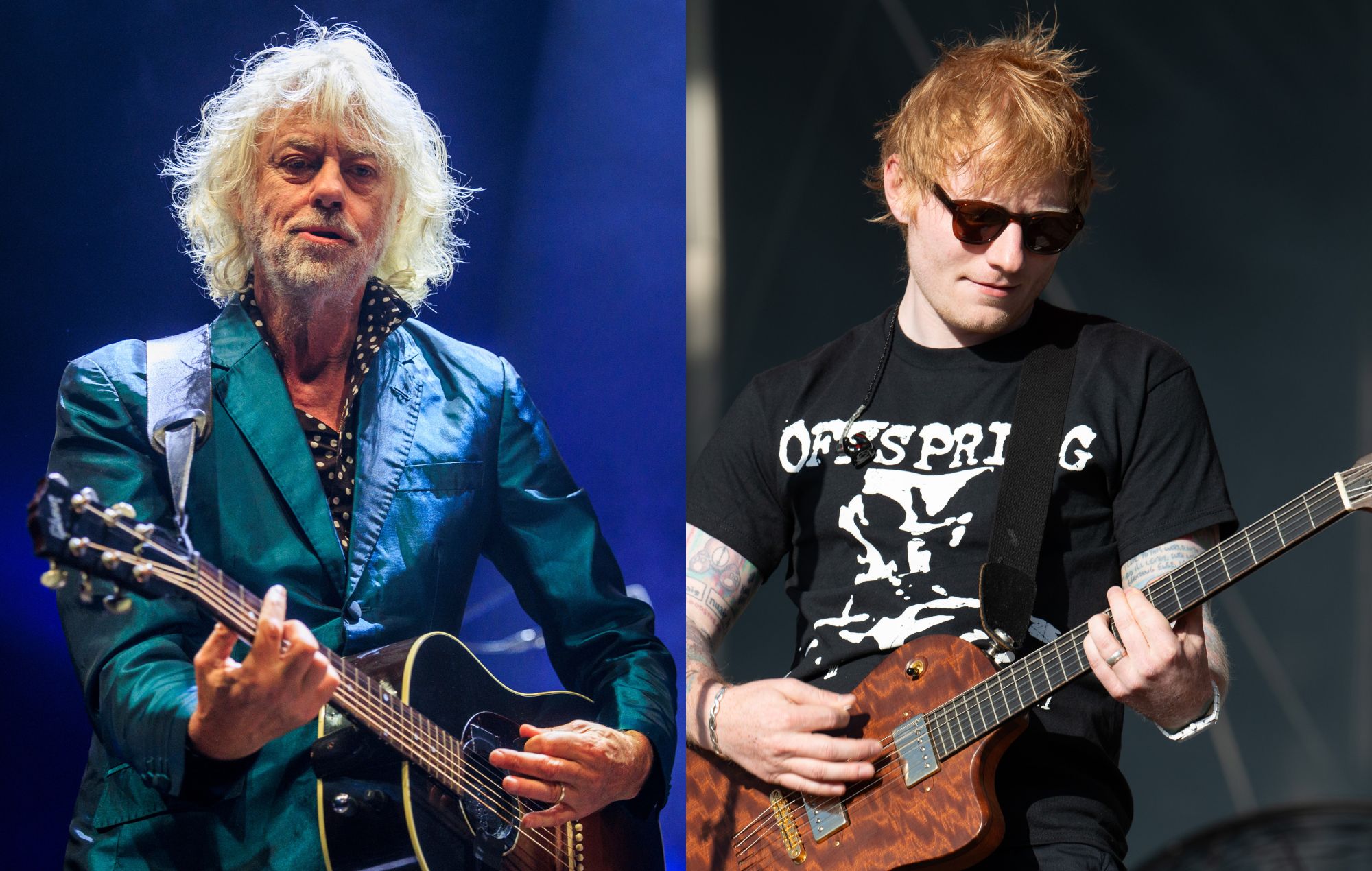 Bob Geldof says he’ll “have a talk” with Ed Sheeran about Band Aid dispute