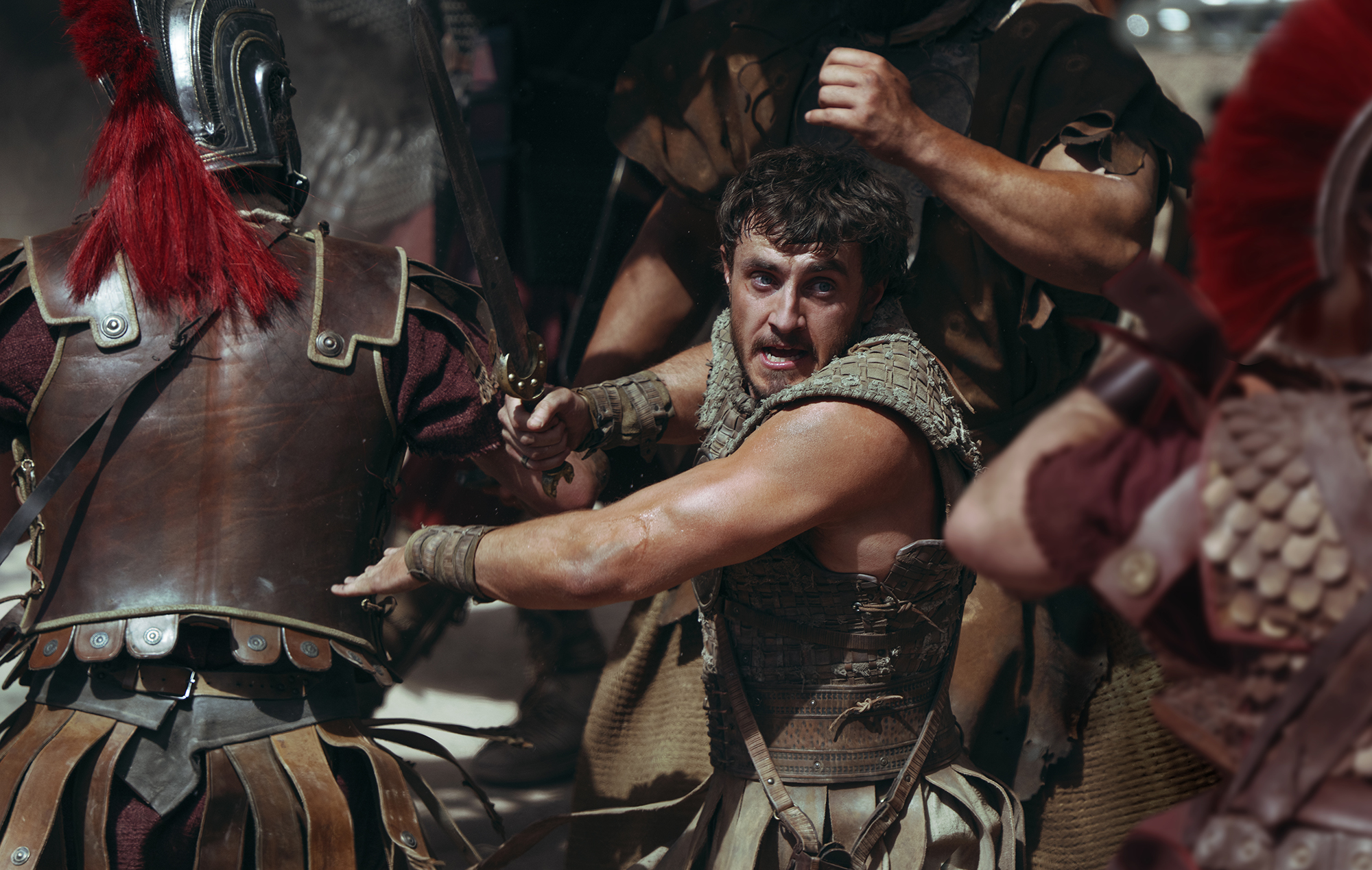 How is Lucius the son of Maximus in ‘Gladiator 2’?