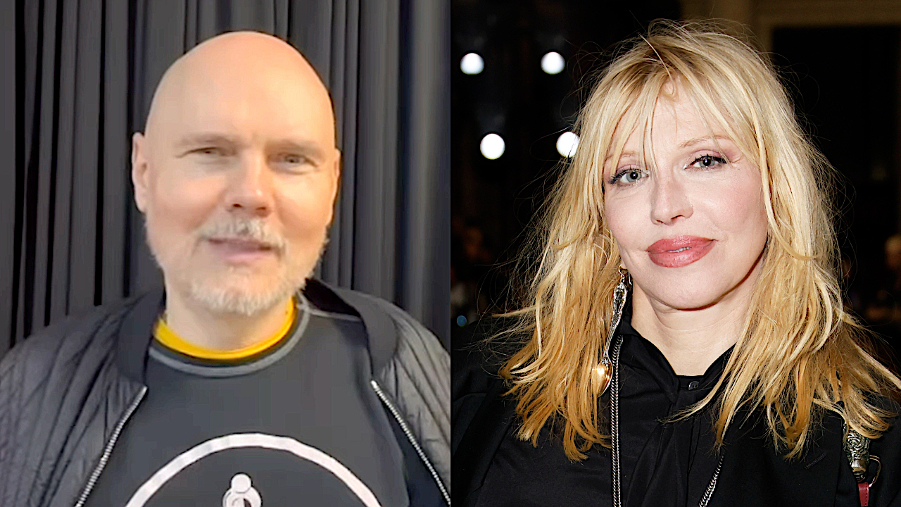 “I’m in it to win it.” Smashing Pumpkins’ Billy Corgan enters charity raffle to win Courtney Love’s hand-written lyrics for Hole’s Violet, a song inspired by Billy Corgan, “a guy I know a little bit about”