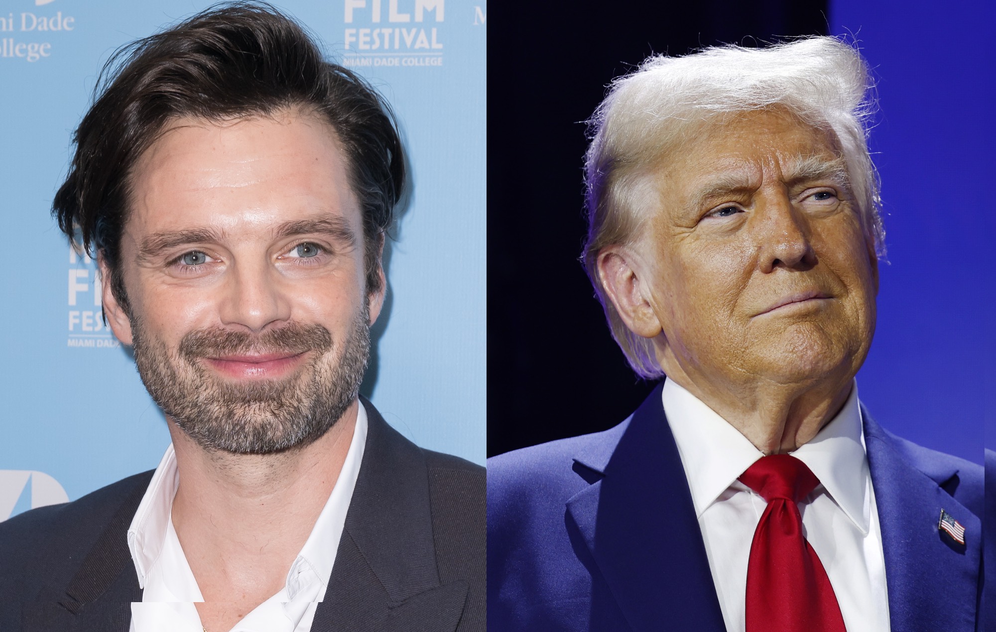 Sebastian Stan blasts “paranoid, scared little man” Donald Trump