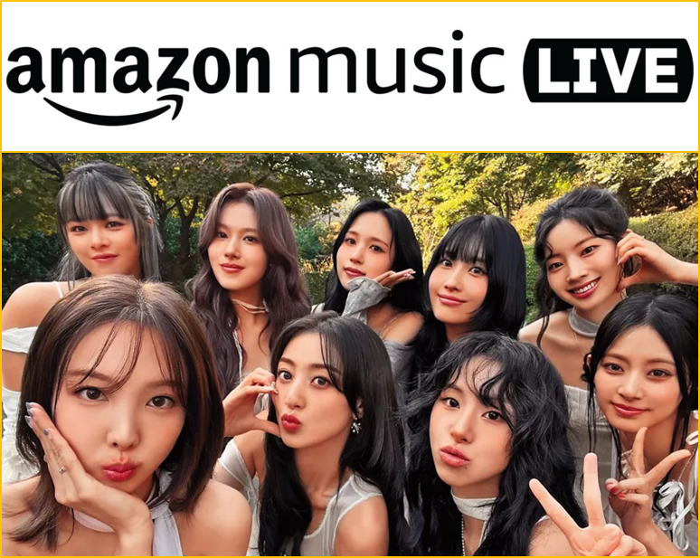 TWICE: To be the 1st K-Pop Act at Amazon Music Live