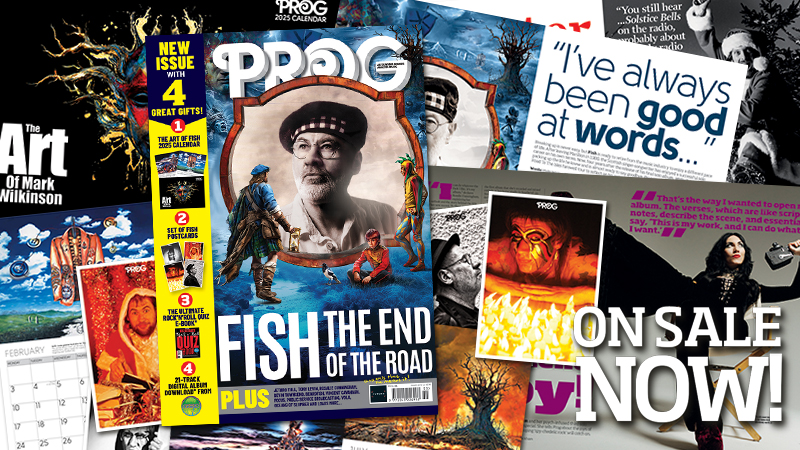 We say farewell to Fish on the cover of the new issue of Prog, which is on sale now!