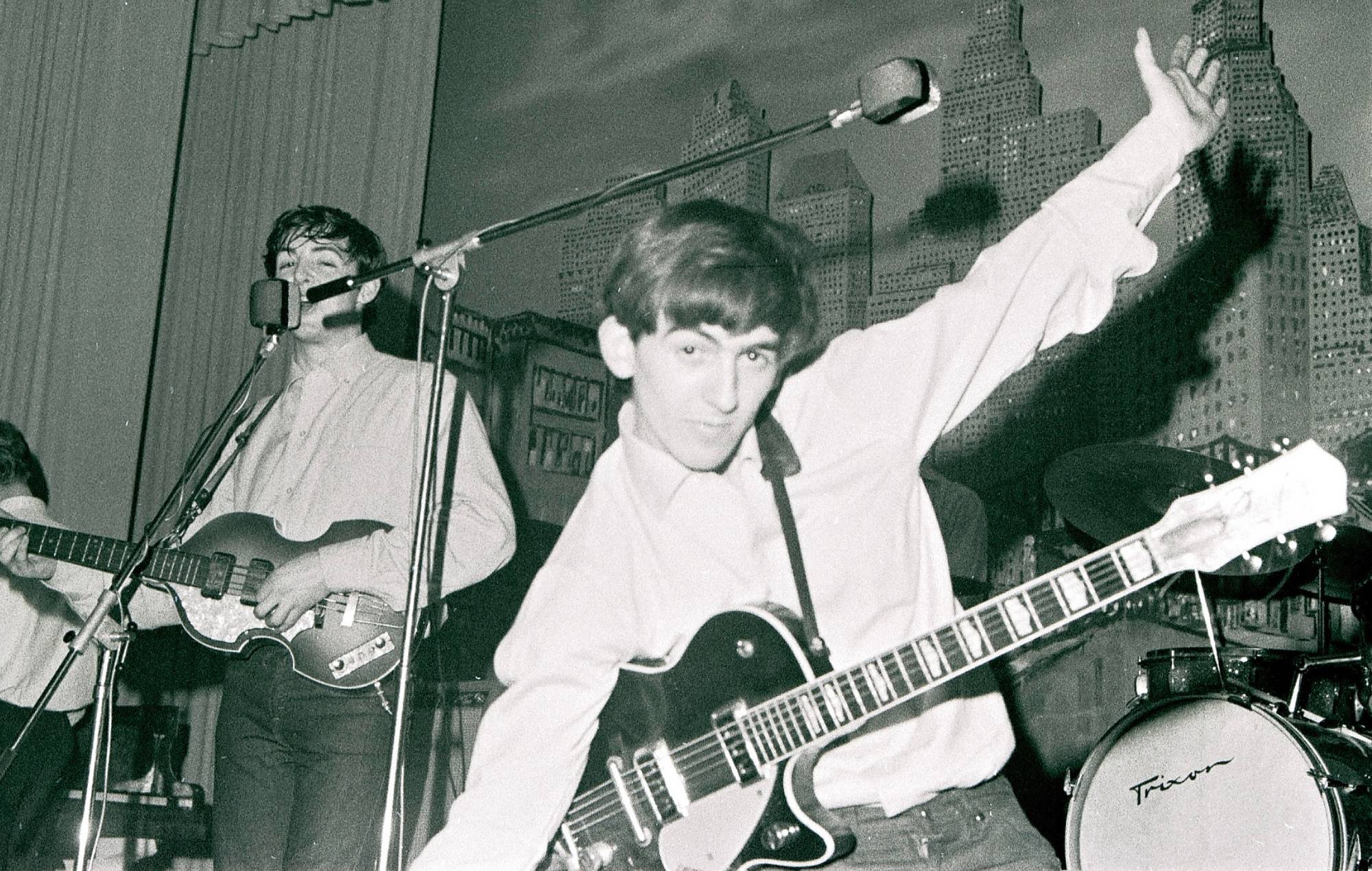 Guitar played by George Harrison in Beatles’ early days sells for $1.27million