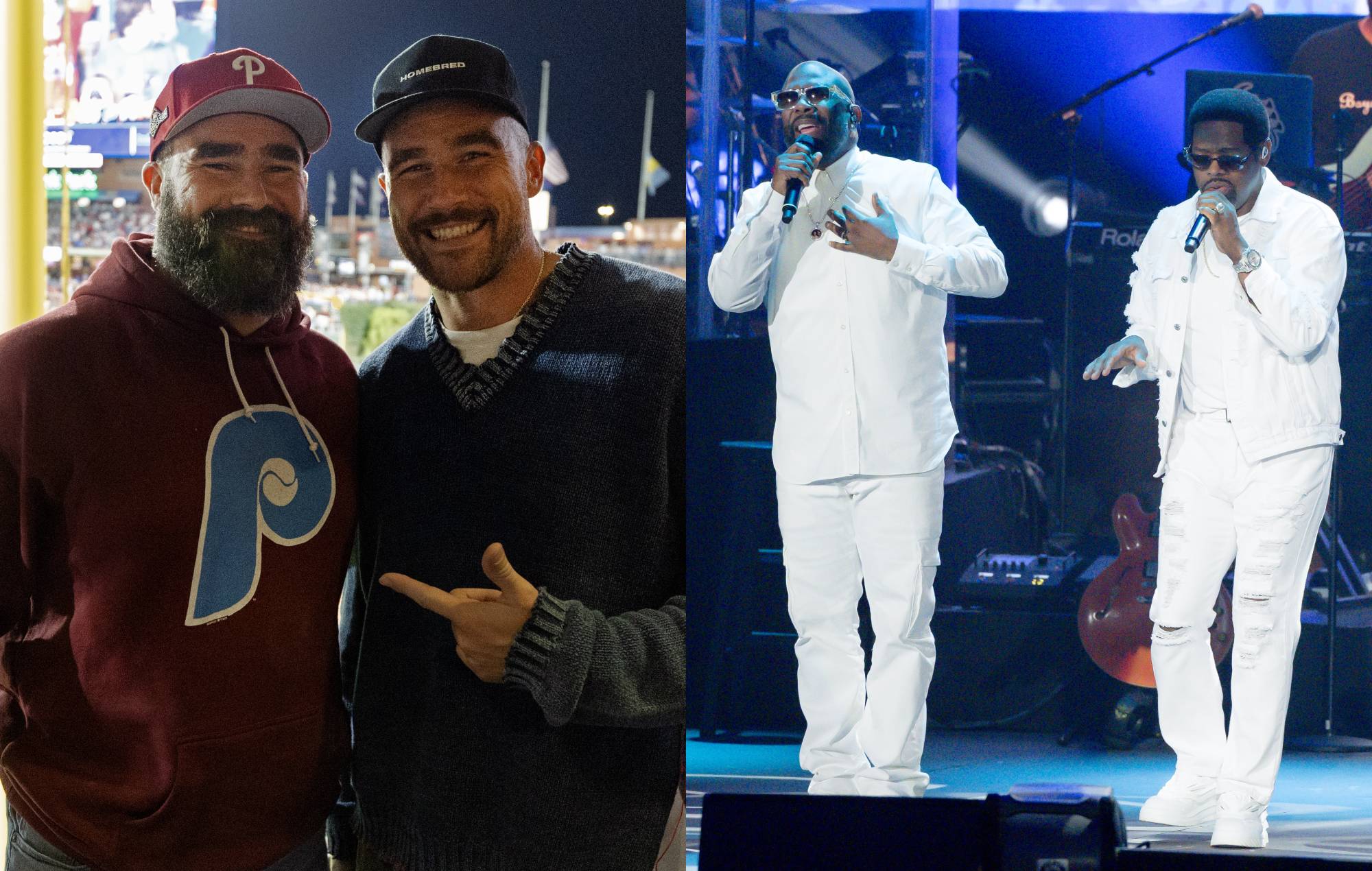 Listen to Jason and Travis Kelce collab with Boyz II Men on ‘It’s Christmastime (In Cleveland Heights)’