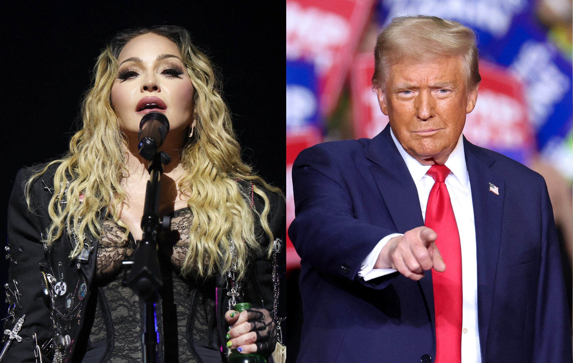 Madonna on Trump’s election win: “A convicted felon, rapist, bigot was chosen”