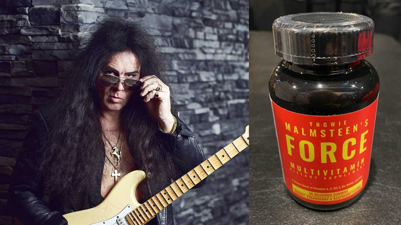 At last! Yngwie Malmsteen launches range of multivitamin gummies