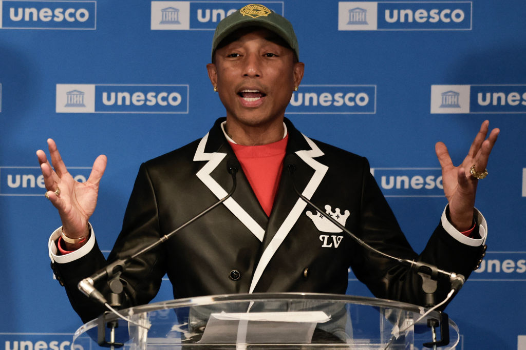 Pharrell Williams Appointed UNESCO Goodwill Ambassador For Arts Education