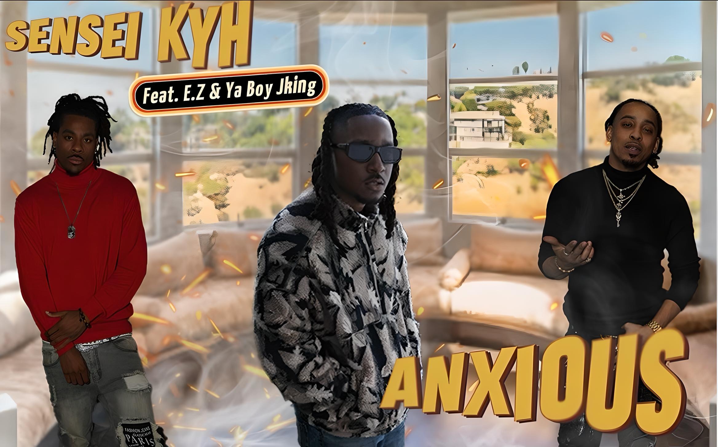 EZ Teams Up with Sensei Kyh and Ya Boy Jking for Upcoming Single “Anxious”