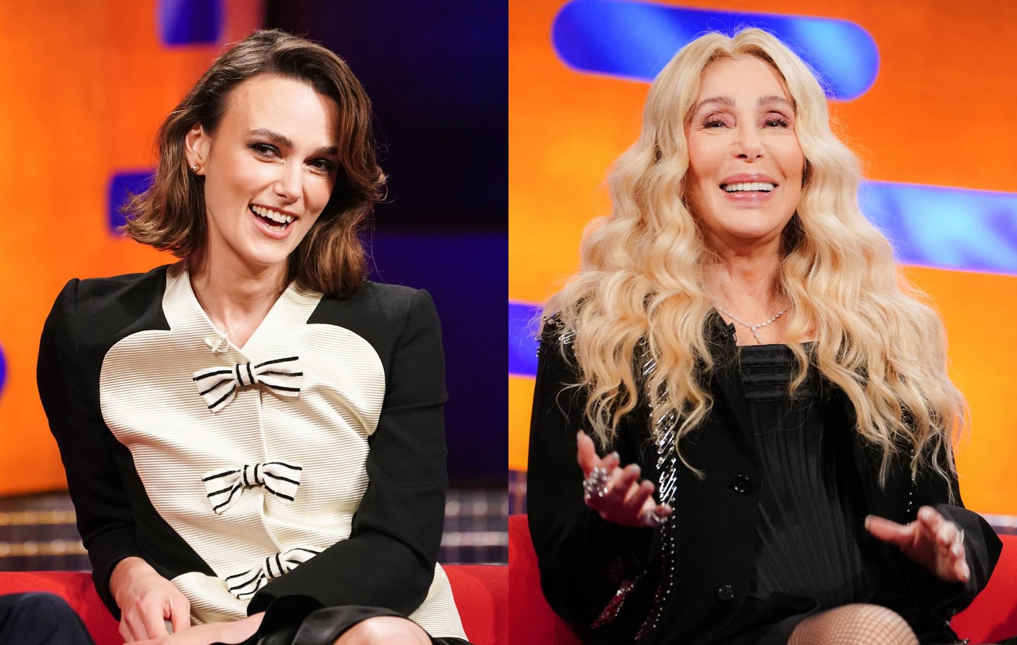 Keira Knightley impresses Cher by covering ‘Believe’ with her teeth: “She’s hitting the notes”