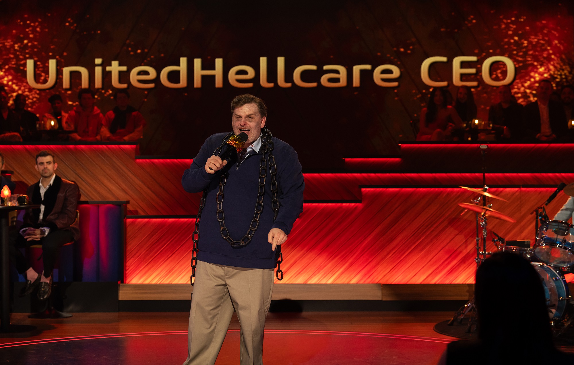 Comedian Tim Dillon plays “ghost” of murdered UnitedHealthcare CEO in Netflix special