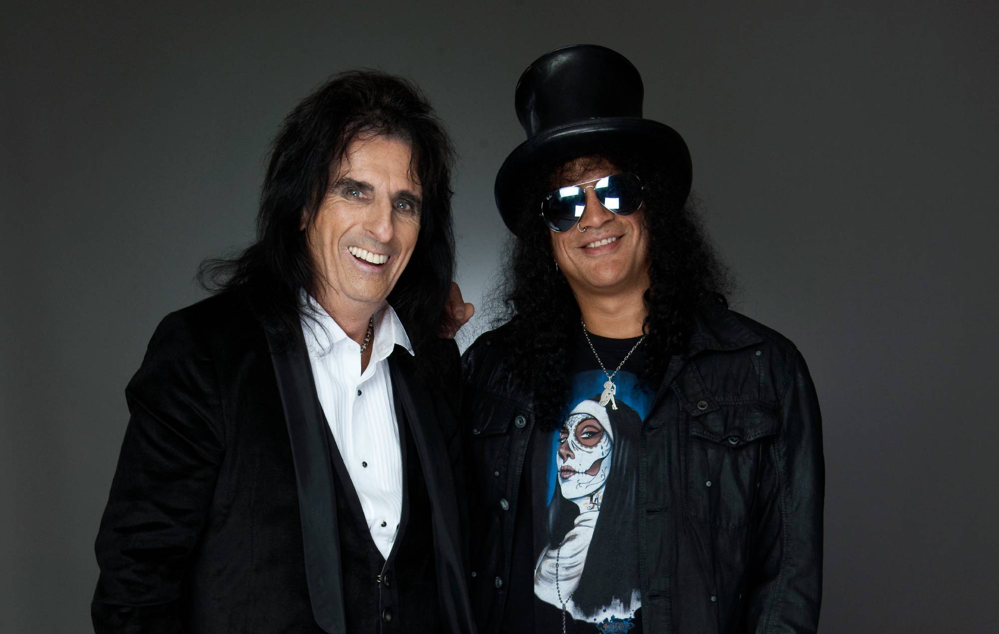 Alice Cooper and Slash team up for motorcycle-themed kids song ‘Freewheelin”