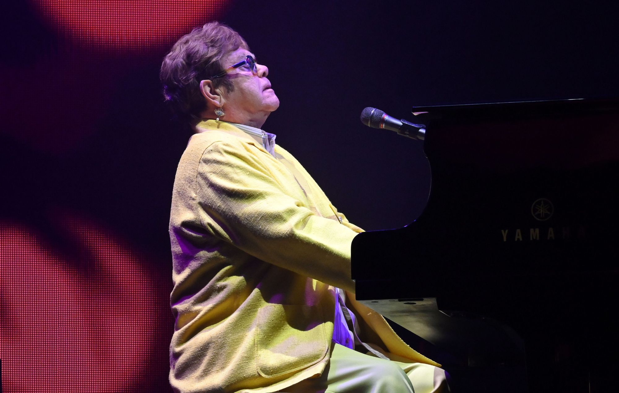 Elton John’s band “thought he’d been shot” when crowd member threw hash pipe at him 