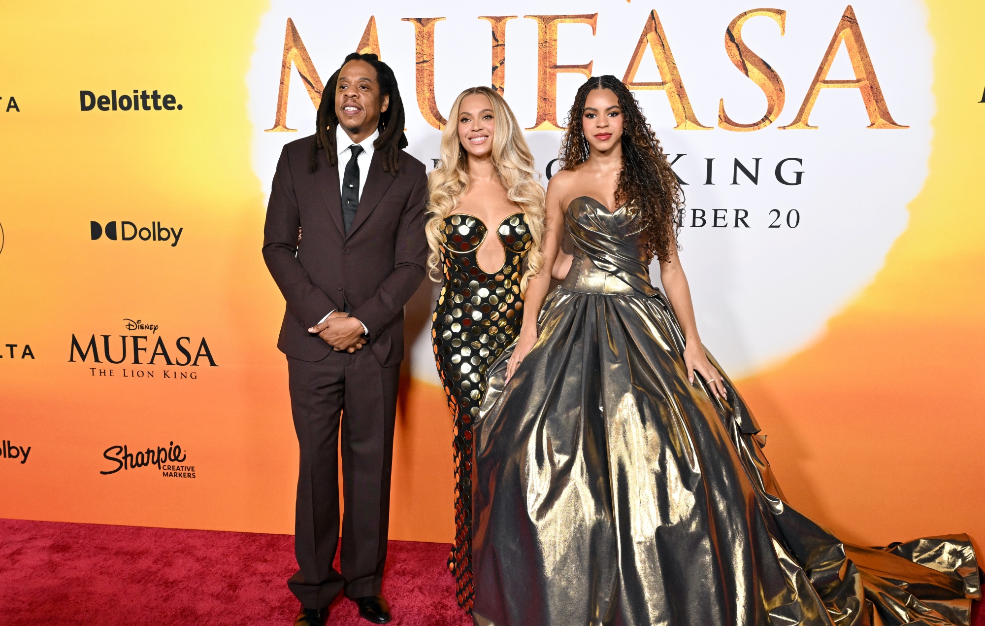 Jay-Z and Beyoncé make surprise appearance at ‘Mufasa’ premiere amidst rape lawsuit allegations