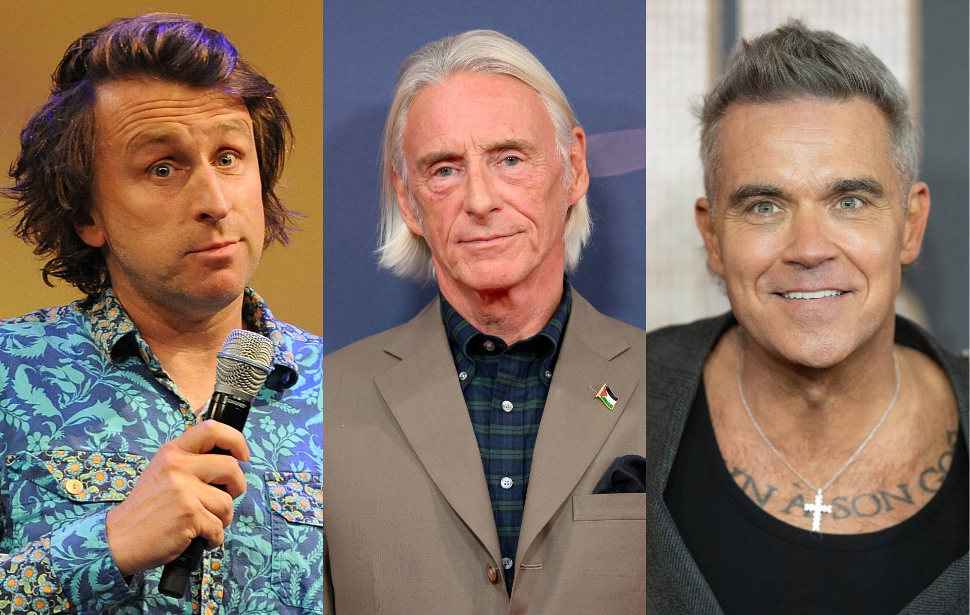 Milton Jones says he was heckled by Paul Weller and Robbie Williams during the same stand-up show